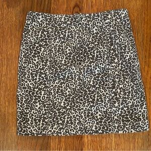 Free People Leopard Print Mini Skirt - Size 2